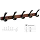 Black Walnut & Zinc Overdoor Hook